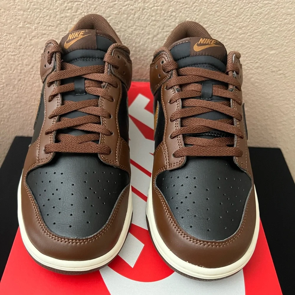 Nike Dunk Low Retro Men’s Sneakers British Tan/Cacao Wow HF5441-004 Size 11 BNIB - Picture 5 of 13